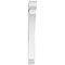 Ekena Millwork Standard Thorton Architectural Grade PVC Bracket with Traditional Ends, 3"W x 24"D x 32"H BKTP03X24X32THR01 - alternate 4